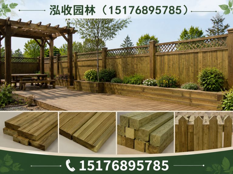 北海京津冀防腐木工程展示图